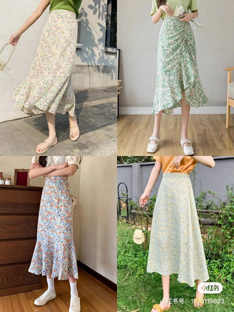 Sợ mùa đông quá nhạt nhòa hãy học ngay ý tưởng mix váy hoa của Minh Hằng  và Hà Tăng